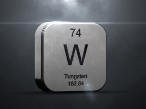 tungsten metal symbol