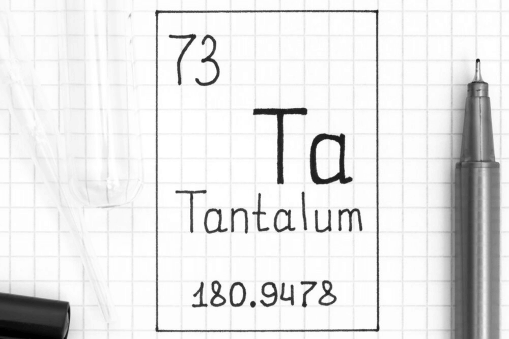 diagram of the chemical element of tantalum