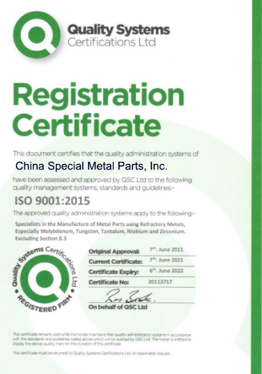 ISO 9001:2005 Certificate